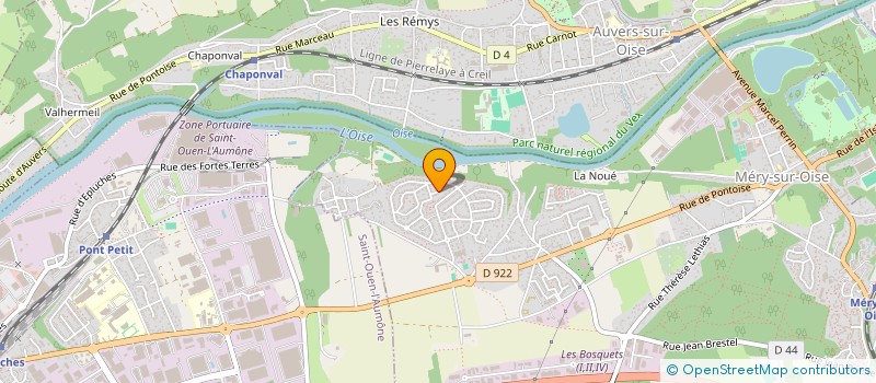 localisation de l'entreprise NEXTAIR  MERY-SUR-OISE