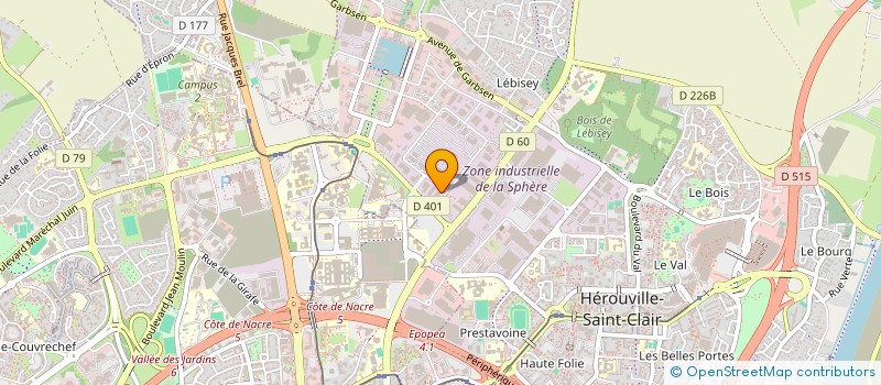 localisation de l'entreprise NEXTALEMA à HEROUVILLE-SAINT-CLAIR