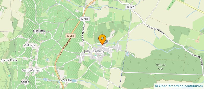 localisation de l'entreprise NEXTALIS  JULLY-LES-BUXY