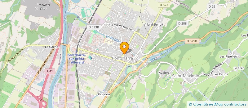 localisation de l'entreprise NEXTAPE  PONTCHARRA