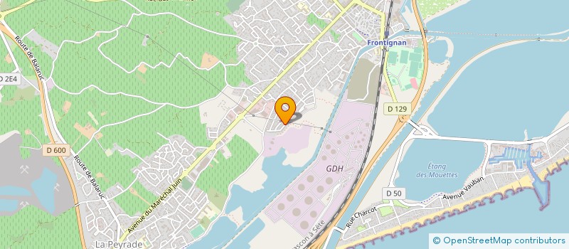 localisation de l'entreprise NEXTAZ INDUSTRIE à FRONTIGNAN