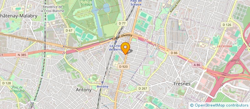 localisation de l'entreprise NEXTCAP FINANCE GROUP à ANTONY