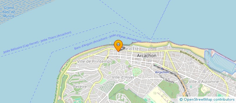 localisation de l'entreprise NEXTCHAPTER  ARCACHON