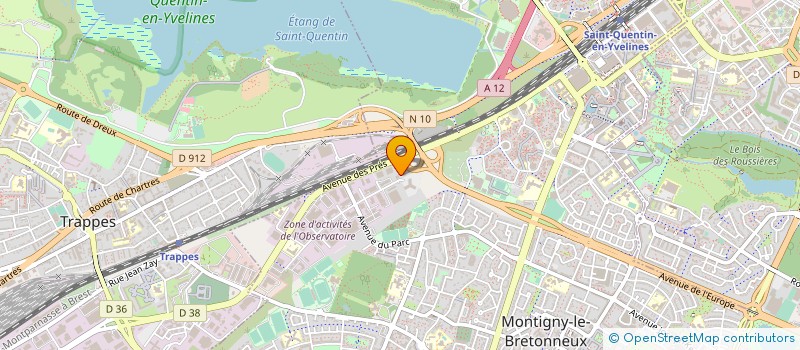 localisation de l'entreprise NEXTCUBE.IO à MONTIGNY-LE-BRETONNEUX