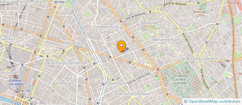 localisation de l'entreprise NEXTEGO à PARIS