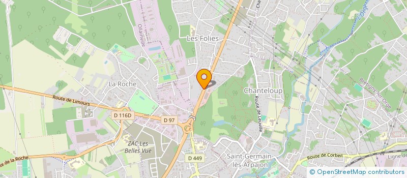 localisation de l'entreprise NEXTFUEL  SAINT-GERMAIN-LES-ARPAJON