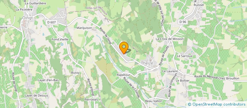 localisation de l'entreprise NEXTGEN-ACADEMIE  THEIZE