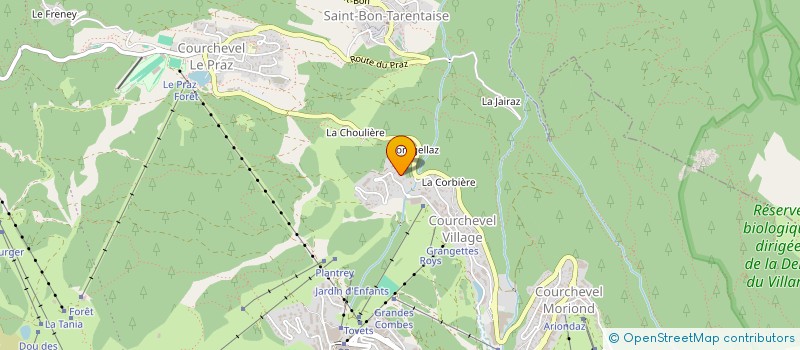 localisation de l'entreprise NEXTGEN HOSPITALITY à COURCHEVEL