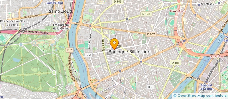 localisation de l'entreprise NEXTGENSTATION  BOULOGNE-BILLANCOURT