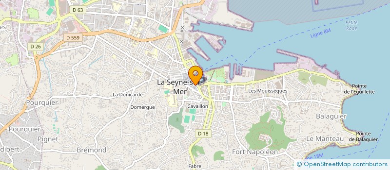 localisation de l'entreprise NEXTIME AGENCY à LA SEYNE SUR MER