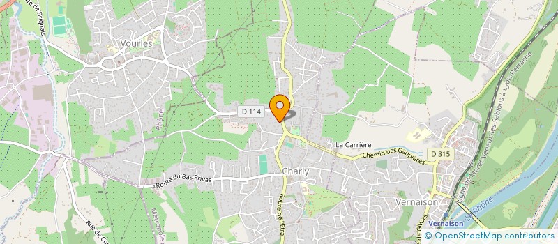 localisation de l'entreprise NEXTLAND  CHARLY