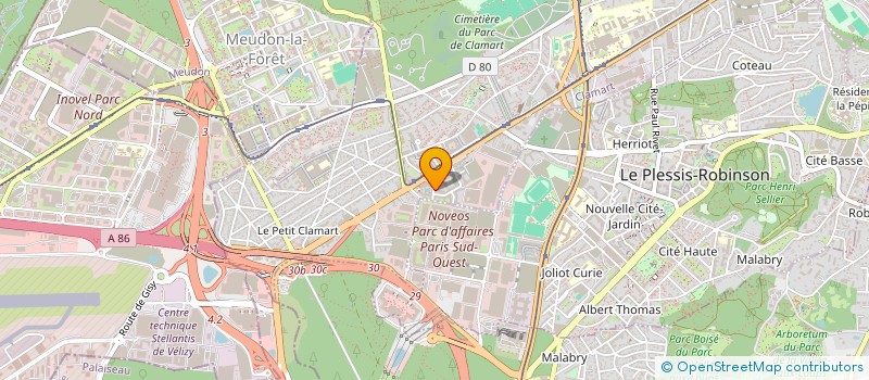 localisation de l'entreprise NEXTLAYER à CLAMART