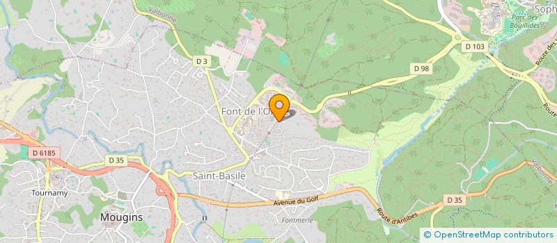 localisation de l'entreprise NEXTLEVEL CONTROL à MOUGINS