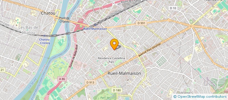 localisation de l'entreprise NEXTLIFE à RUEIL-MALMAISON