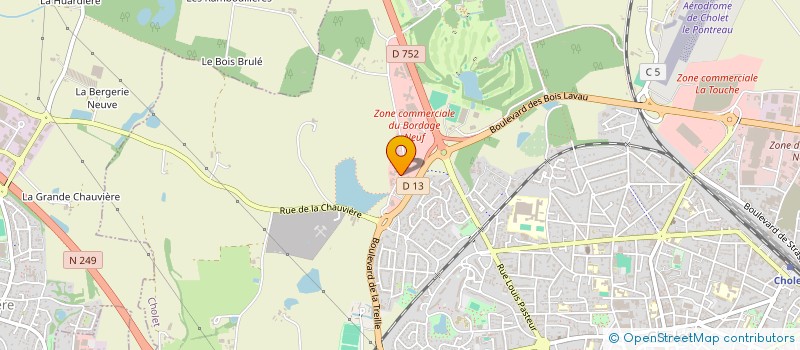 localisation de l'entreprise NEXTONE à CHOLET