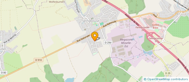 localisation de l'entreprise NEXTPAC à STRASBOURG