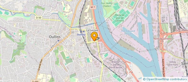 localisation de l'entreprise NEXTPOOL CAPITAL  OULLINS-PIERRE-BENITE