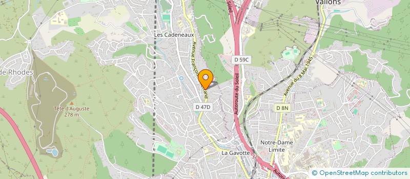 localisation de l'entreprise NEXTPRESSO à LES PENNES MIRABEAU