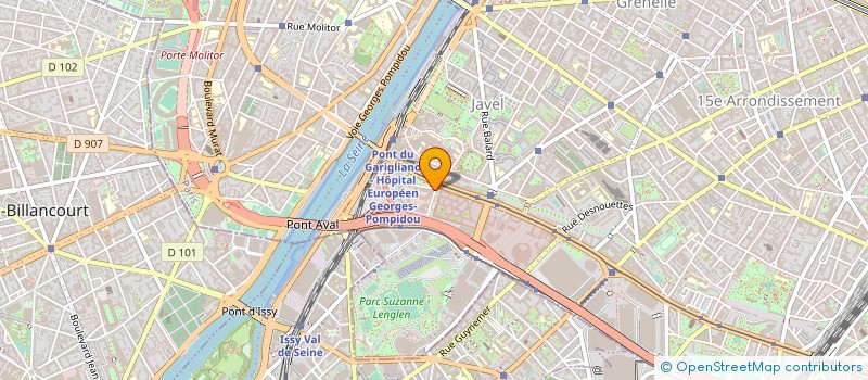 localisation de l'entreprise NEXTPROD à PARIS 15
