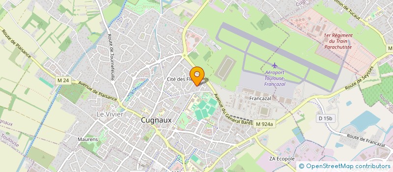 localisation de l'entreprise NEXTRACOM à CUGNAUX