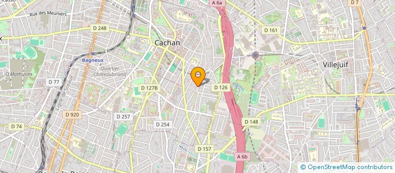 localisation de l'entreprise NEXTSI  CACHAN