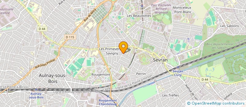 localisation de l'entreprise NEXTURE à SEVRAN