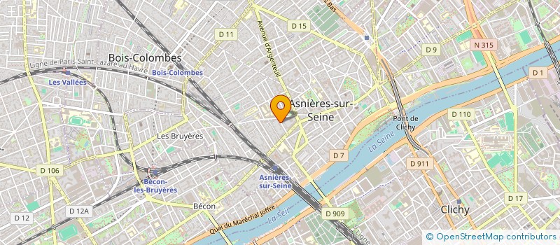 localisation de l'entreprise NEXTUS  ASNIERES-SUR-SEINE