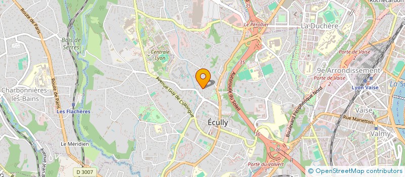 localisation de l'entreprise NEXUM  ECULLY