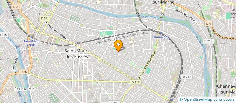 localisation de l'entreprise NEXUM CONSULTING à SAINT-MAUR-DES-FOSSES