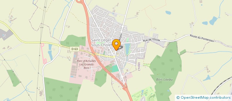 localisation de l'entreprise NEXUS  SAINT-LEGER-SOUS-CHOLET