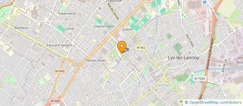 localisation de l'entreprise NEXUS  ROUBAIX