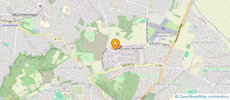 localisation de l'entreprise NEXUS  CHELLES