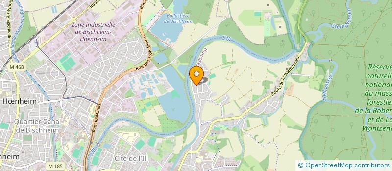 localisation de l'entreprise NEXUS  STRASBOURG