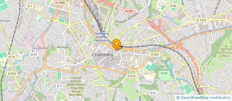 localisation de l'entreprise NEXUS  CHAMBERY