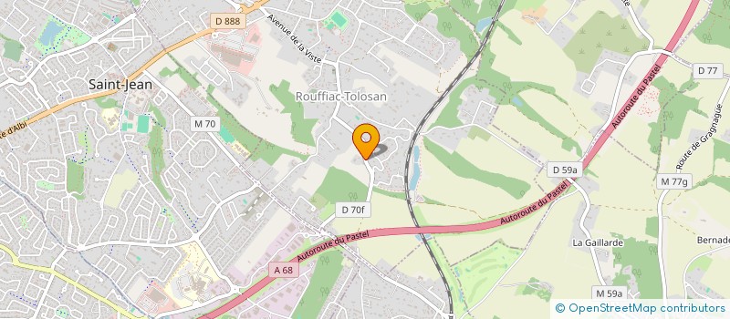 localisation de l'entreprise NEXUS  ROUFFIAC-TOLOSAN