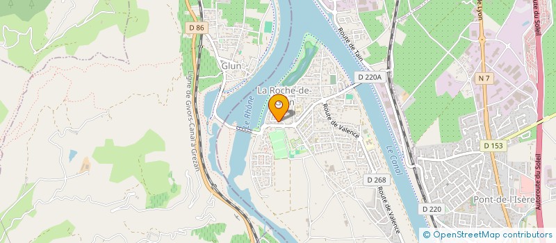 localisation de l'entreprise NEXUS AS  LA ROCHE-DE-GLUN