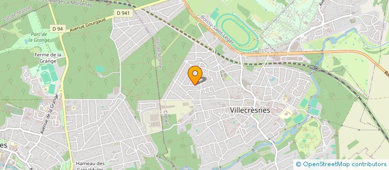 localisation de l'entreprise NEXUS CONSULTING  VILLECRESNES