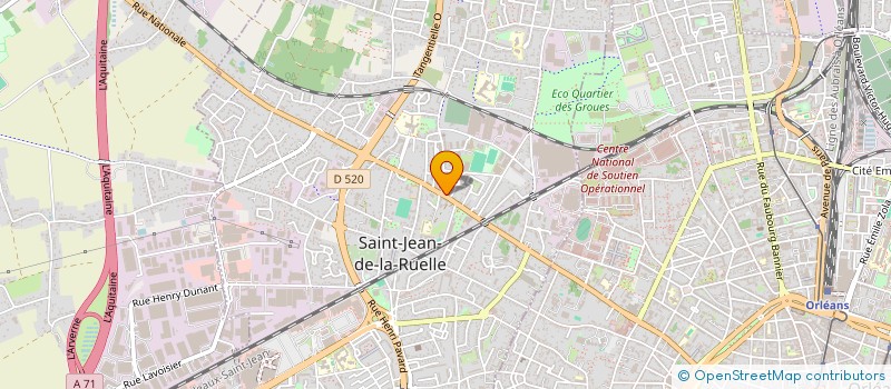localisation de l'entreprise NEXUS CREW  SAINT-JEAN-DE-LA-RUELLE