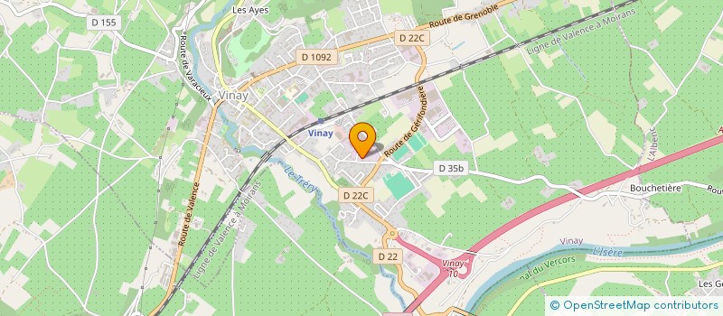 localisation de l'entreprise NEXUS ELEC à VINAY