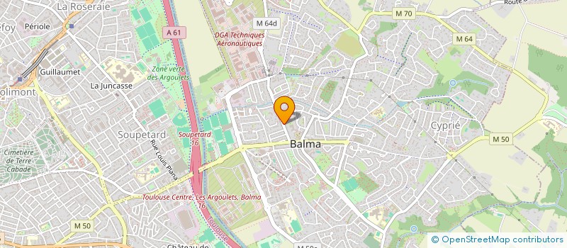 localisation de l'entreprise NEXUS FINANCEMENT  BALMA