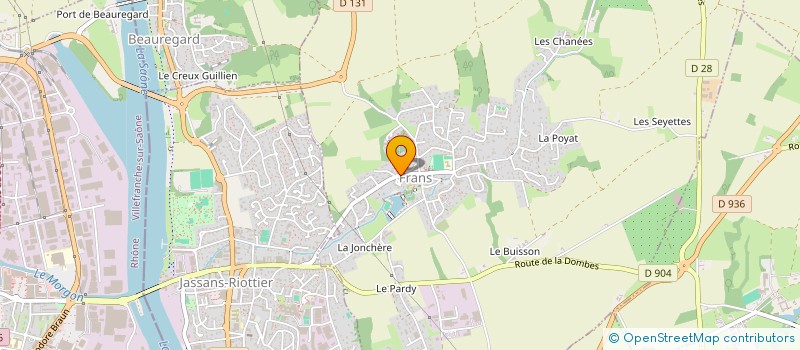 localisation de l'entreprise NEXUS FLOW  VILLEFRANCHE-SUR-SAONE