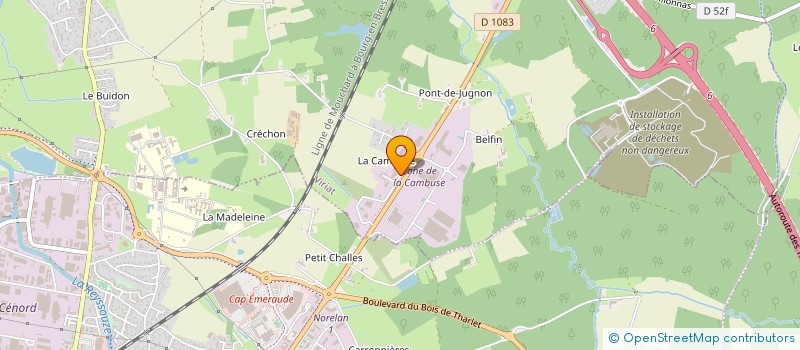 localisation de l'entreprise NEXUS FUSION à VIRIAT
