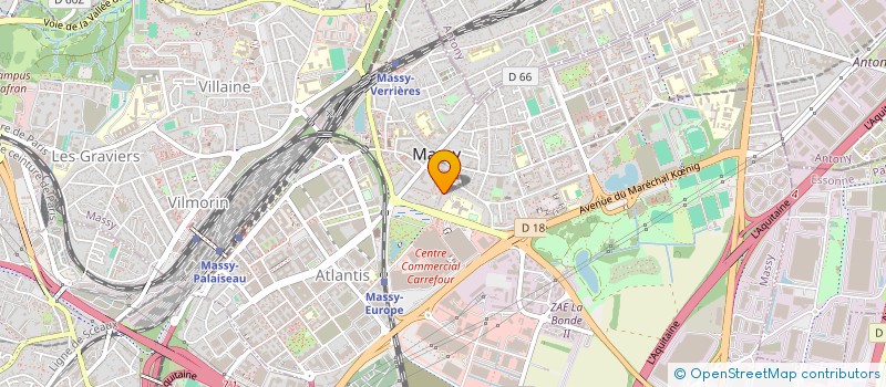 localisation de l'entreprise NEXUS HOLDING à MASSY