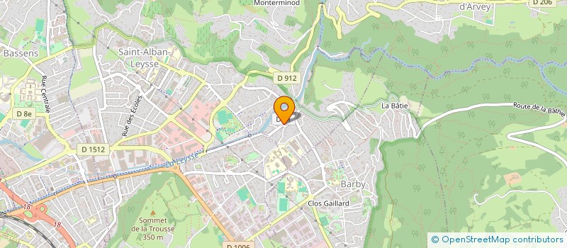 localisation de l'entreprise NEXUS IMMO  SAINT-ALBAN-LEYSSE