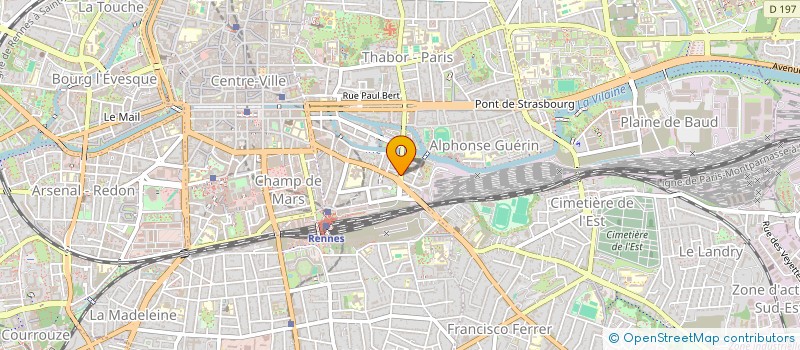 localisation de l'entreprise NEXUS IMMOBILIER  RENNES