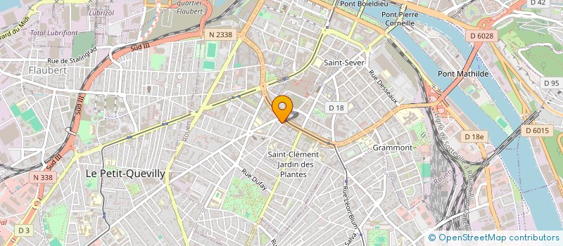 localisation de l'entreprise NEXUS IMMOBILIER à ROUEN