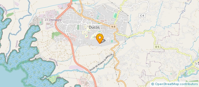localisation de l'entreprise NEXUS OUTREMER  DUCOS