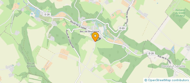 localisation de l'entreprise NEXUS PATRIMOINE  BEC-DE-MORTAGNE