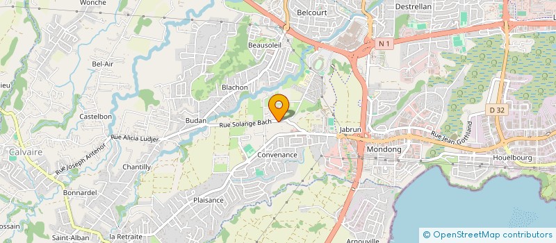 localisation de l'entreprise NEXUS PRESTIGE  BAIE-MAHAULT