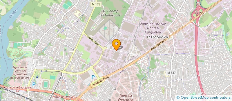 localisation de l'entreprise NEXUS PRO CLEAN à CARQUEFOU